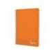 CUADERNO ESPIRAL LIDERPAPEL DIN A5 WITTY TAPA DURA 80H 90GR CUADRO 4MM CON MARGEN COLOR NARANJA