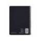 CUADERNO ESPIRAL LIDERPAPEL DIN A5 WITTY TAPA DURA 80H 90GR CUADRO 4MM CON MARGEN COLOR NEGRO