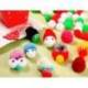 POMPONES DE COLORES LIDERPAPEL 1,5 CM TONALIDADES NEUTRAS BOLSA CON 80 UNIDADES