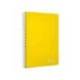 CUADERNO ESPIRAL LIDERPAPEL DIN A4 WITTY TAPA DURA 80H 90GR PAUTA 3,5MM CON MARGEN COLOR AMARILLO