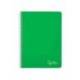 CUADERNO ESPIRAL LIDERPAPEL DIN A4 WITTY TAPA DURA 80H 90GR RAYADO HORIZONTAL CON MARGEN COLOR VERDE