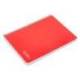 CUADERNO ESPIRAL LIDERPAPEL DIN A4 WITTY TAPA DURA 80H 90GR RAYADO HORIZONTAL CON MARGEN COLOR ROJO