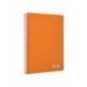 CUADERNO ESPIRAL LIDERPAPEL DIN A4 WITTY TAPA DURA 80H 90GR RAYADO HORIZONTAL CON MARGEN COLOR NARANJA