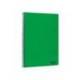 CUADERNO ESPIRAL LIDERPAPEL DIN A4 SMART TAPA BLANDA 80H 75GR RAYADO HORIZONTAL CON MARGEN COLOR VERDE