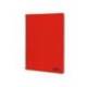 CUADERNO ESPIRAL LIDERPAPEL DIN A4 SMART TAPA BLANDA 80H 75GR RAYADO HORIZONTAL CON MARGEN COLOR ROJO