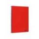 CUADERNO ESPIRAL LIDERPAPEL DIN A4 SMART TAPA BLANDA 80H 75GR RAYADO HORIZONTAL CON MARGEN COLOR ROJO