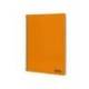 CUADERNO ESPIRAL LIDERPAPEL DIN A4 SMART TAPA BLANDA 80H 75GR RAYADO HORIZONTAL CON MARGEN COLOR NARANJA