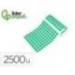 GOMETS LIDERPAPEL AUTOADHESIVO S CIRCULOS 15 MM VERDE ROLLO DE 2500 UNIDADES EN CAJA DE CARTON