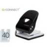 TALADRADOR Q-CONNECT KF14221 2 TALADROS COLOR NEGRO ABERTURA 3,5 MM CAPACIDAD 40 HOJAS