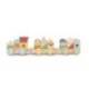 JUEGO INFANTIL IMAGINOVO MADERA TREN FIGURAS APILABLES CON RUEDAS +18 MESES 38X9,5X7,5CM