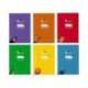 LIBRETA LIDERPAPEL PAUTAGUIA TAPA CARTONCILLO 32H DIN A4 75GR CUADRICULADO PAUTADO 4MM CON MARGEN 6 COLORES SURTIDOS