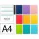 CUADERNO ESPIRAL LIDERPAPEL DIN A4 WITTY TAPA DURA 80H 90GR RAYADO MONTESSORI 5MM COLORES SURTIDOS