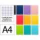 CUADERNO ESPIRAL LIDERPAPEL DIN A4 WITTY TAPA DURA 80H 90GR CUADRO 5MM CON MARGEN COLORES SURTIDOS
