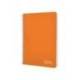 CUADERNO ESPIRAL LIDERPAPEL DIN A4 WITTY TAPA DURA 80H 90GR CUADRO 4MM CON MARGEN COLOR NARANJA