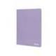 CUADERNO ESPIRAL LIDERPAPEL DIN A4 SMART TAPA BLANDA 80H 75GR CUADRO 4MM CON MARGEN COLOR VIOLETA