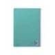 CUADERNO ESPIRAL LIDERPAPEL DIN A4 SMART TAPA BLANDA 80H 75GR CUADRO 4MM CON MARGEN COLOR TURQUESA