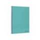 CUADERNO ESPIRAL LIDERPAPEL DIN A4 SMART TAPA BLANDA 80H 75GR CUADRO 4MM CON MARGEN COLOR TURQUESA