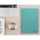 CUADERNO ESPIRAL LIDERPAPEL DIN A4 SMART TAPA BLANDA 80H 75GR CUADRO 4MM CON MARGEN COLOR TURQUESA