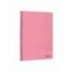 CUADERNO ESPIRAL LIDERPAPEL DIN A4 SMART TAPA BLANDA 80H 75GR CUADRO 4MM CON MARGEN COLOR ROSA