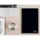 CUADERNO ESPIRAL LIDERPAPEL DIN A4 SMART TAPA BLANDA 80H 75GR CUADRO 4MM CON MARGEN COLOR NEGRO