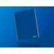 CUADERNO ESPIRAL LIDERPAPEL DIN A4 SMART TAPA BLANDA 80H 75GR CUADRO 4MM CON MARGEN COLOR AZUL OSCURO