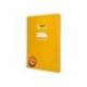 CUADERNO ESPIRAL LIDERPAPEL DIN A4 PAUTAGUIA TAPA DURA 80H 90 GR CUADRO PAUTADO 4MM COLOR AMARILLO