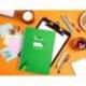 CUADERNO ESPIRAL LIDERPAPEL DI N A4 PAUTAGUIA TAPA BLANDA 80H 75 GR CUADRO PAUTADO 4MM COLOR VERDE