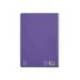 CUADERNO ESPIRAL LIDERPAPEL DI N A4 PAUTAGUIA TAPA BLANDA 80H 75 GR CUADRO PAUTADO 4MM COLOR LILA