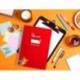 CUADERNO ESPIRAL LIDERPAPEL DI N A4 PAUTAGUIA TAPA BLANDA 80H 75 GR CUADRO PAUTADO 2,5MM COLOR ROJO