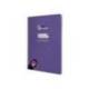 CUADERNO ESPIRAL LIDERPAPEL DI N A4 PAUTAGUIA TAPA BLANDA 80H 75 GR CUADRO PAUTADO 2,5MM COLOR LILA