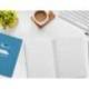 CUADERNO ESPIRAL LIDERPAPEL DI N A5 PAUTAGUIA TAPA DURA 80H 90 GR CUADRO PAUTADO 4MM COLOR AZUL
