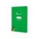 CUADERNO ESPIRAL LIDERPAPEL DI N A5 PAUTAGUIA TAPA DURA 80H 90 GR CUADRO PAUTADO 3MM COLOR VERDE