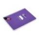CUADERNO ESPIRAL LIDERPAPEL DI N A5 PAUTAGUIA TAPA DURA 80H 90 GR CUADRO PAUTADO 3MM COLOR LILA