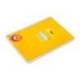 CUADERNO ESPIRAL LIDERPAPEL DI N A5 PAUTAGUIA TAPA DURA 80H 90 GR CUADRO PAUTADO 3MM COLOR AMARILLO