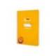 CUADERNO ESPIRAL LIDERPAPEL DI N A5 PAUTAGUIA TAPA BLANDA 40H 75 GR CUADRO PAUTADO 3MM COLOR AMARILLO