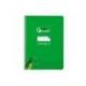CUADERNO ESPIRAL LIDERPAPEL DI N A5 PAUTAGUIA TAPA BLANDA 40H 75 GR CUADRO PAUTADO 2,5MM COLOR VERDE