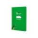 CUADERNO ESPIRAL LIDERPAPEL DI N A5 PAUTAGUIA TAPA BLANDA 40H 75 GR CUADRO PAUTADO 2,5MM COLOR VERDE