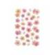 PEGATINAS IMAGINOVO FLORES ROSAS DE PAPEL 190X104 MM EN BLISTER