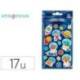 PEGATINAS IMAGINOVO LUMINOSAS ASTRONAUTAS LUMINOSAS 250X145 MM EN BLISTER