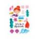 PEGATINAS IMAGINOVO SIRENAS MAGIC DREAMS CON RELIEVE 210X130 MM EN BLISTER