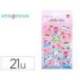 PEGATINAS IMAGINOVO UNICORNIOS MAGIC DREAMS CON RELIEVE 190X105 MM EN BLISTER