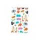PEGATINAS IMAGINOVO CUTE ANIMALES SAFARI CON RELIEVE 190X105 MM EN BLISTER