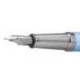 PLUMA BELIUS BELLA ALUMINIO COLOR AZUL CELESTE DISEÑO PLATEADO RELIEVE TINTA AZUL CAJA DE DISEÑO