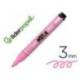 ROTULADOR LIDERPAPEL ACRYLIC BASE AGUA TODO TIPO DE SUPERFICIE PUNTA REDONDA 3 MM ROSA CLARO