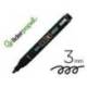 ROTULADOR LIDERPAPEL ACRYLIC BASE AGUA TODO TIPO DE SUPERFICIE PUNTA REDONDA 3 MM NEGRO