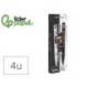 ROTULADOR LIDERPAPEL ACRYLIC BASE AGUA TODO TIPO DE SUPERFICIE PUNTA FINA 0,7 MM CAJA DE 4 PERFILADORES