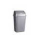 PAPELERA BASCULANTE PLASTICFORTE PLASTICO 15 LITROS COLOR PLATA 285X225X470 MM