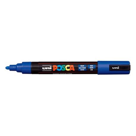 ROTULADOR UNI POSCA PC-5M MARCADOR DE PINTURA PUNTA CONICA 1,8-2,5 MM AZUL
