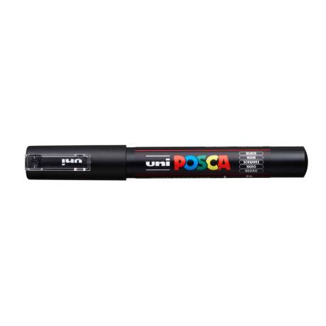 ROTULADOR UNI POSCA 0,7 MM PC-1M NEGRO