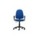 Silla de oficina con ruedas giratoria 360 Q-Connect respaldo medio azul
